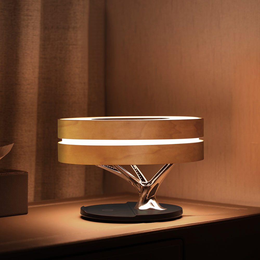 SmartBeam – Desk Lamp with Speaker and Wireless Charging Feature
