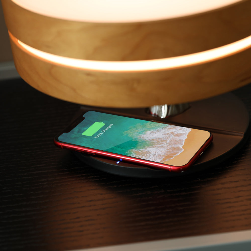 SmartBeam – Desk Lamp with Speaker and Wireless Charging Feature