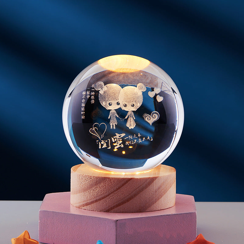 DreamBeam – 3D Crystal LED Night Light