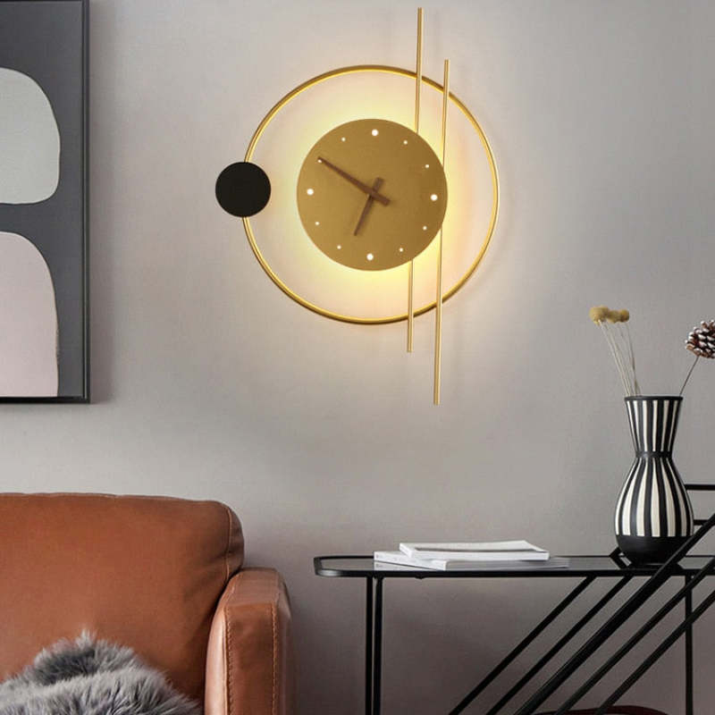 TimeGlow – Vægur med LED-belysning