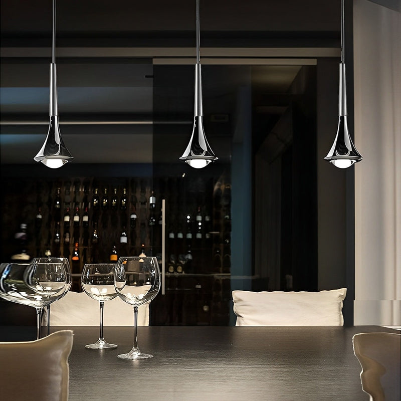 CascadeLight - Water Drop LED Pendant for Staircases