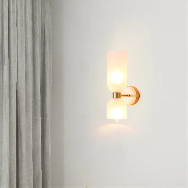 GlassAura – Dual-Layer Wall Lamp