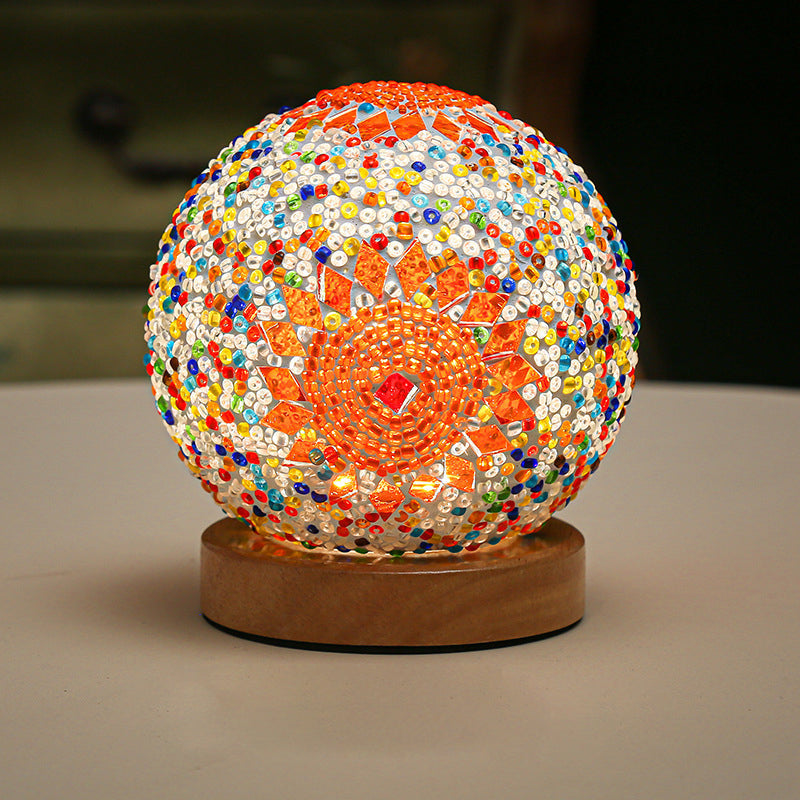 GloedNest - Elegant Dimmable LED Glass Table Lamp