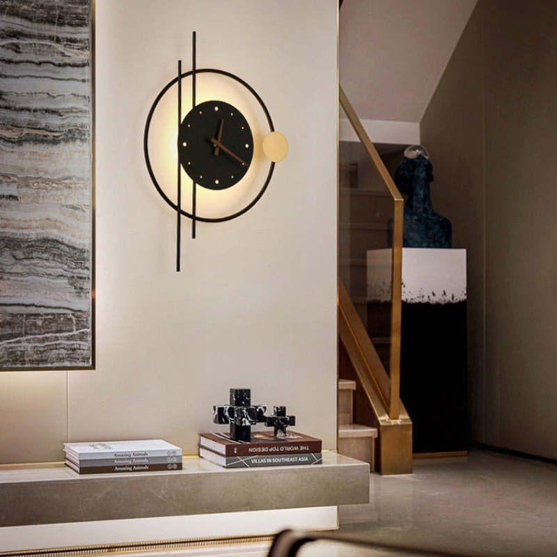 TimeGlow – Vægur med LED-belysning