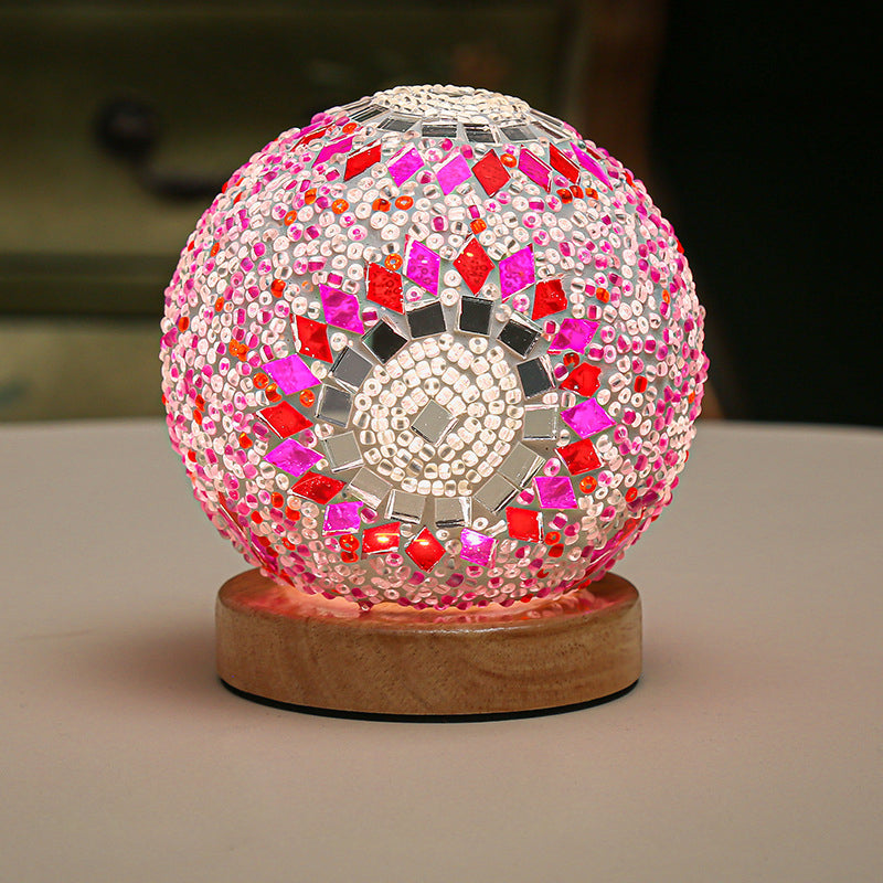 GloedNest - Elegant Dimmable LED Glass Table Lamp