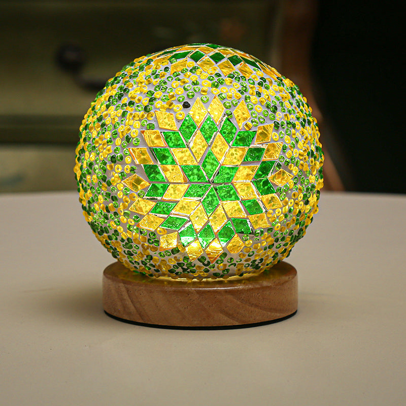 GloedNest - Elegant Dimmable LED Glass Table Lamp