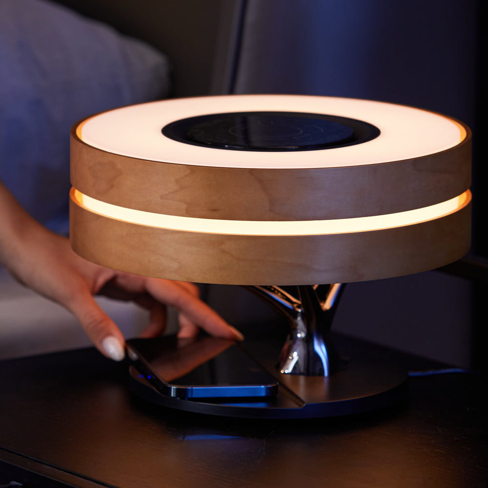 SmartBeam – Desk Lamp with Speaker and Wireless Charging Feature
