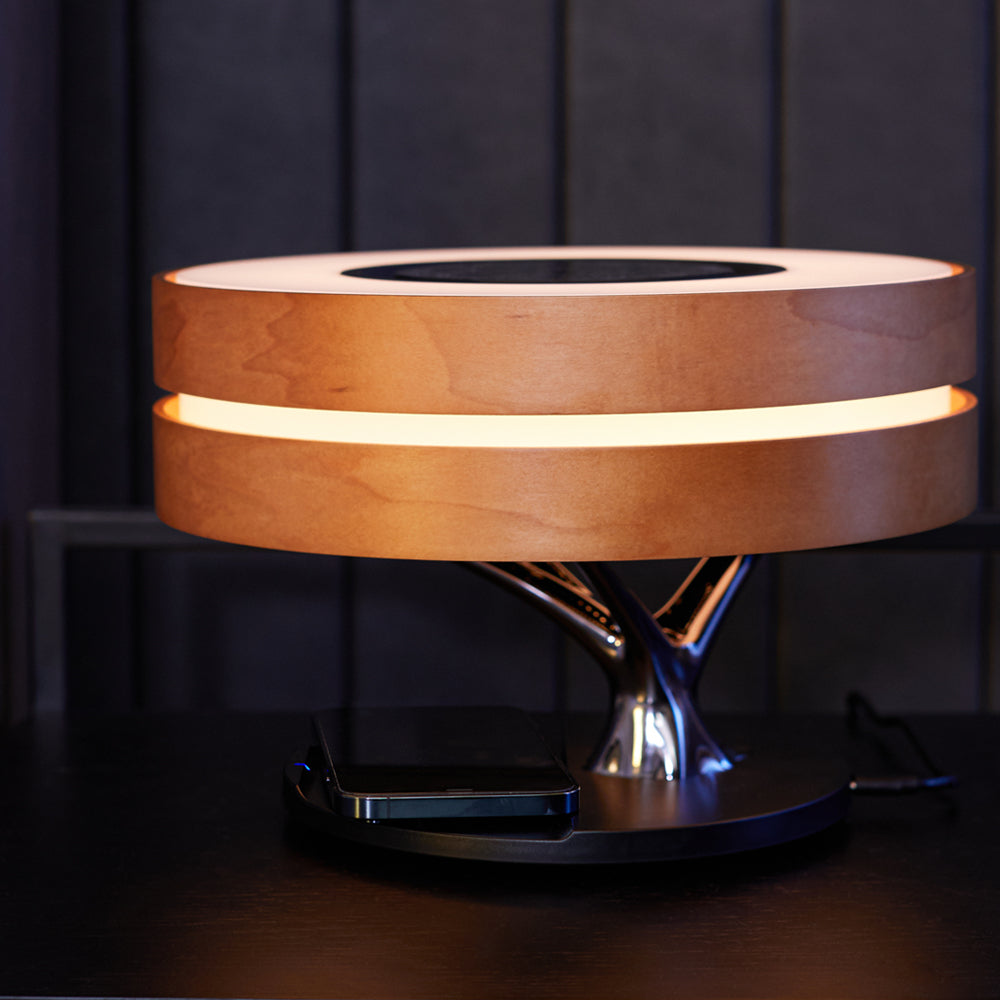 SmartBeam – Desk Lamp with Speaker and Wireless Charging Feature
