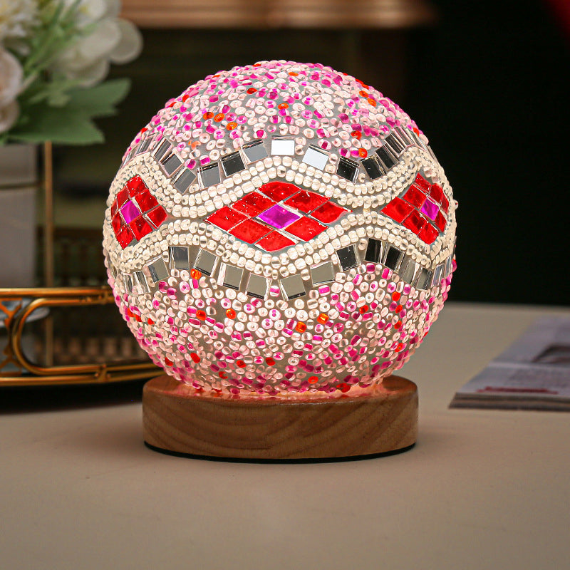 GloedNest - Elegant Dimmable LED Glass Table Lamp