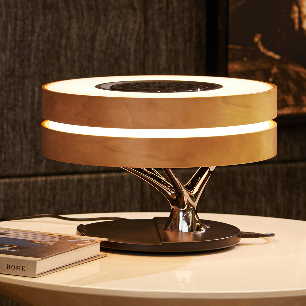 SmartBeam – Desk Lamp with Speaker and Wireless Charging Feature