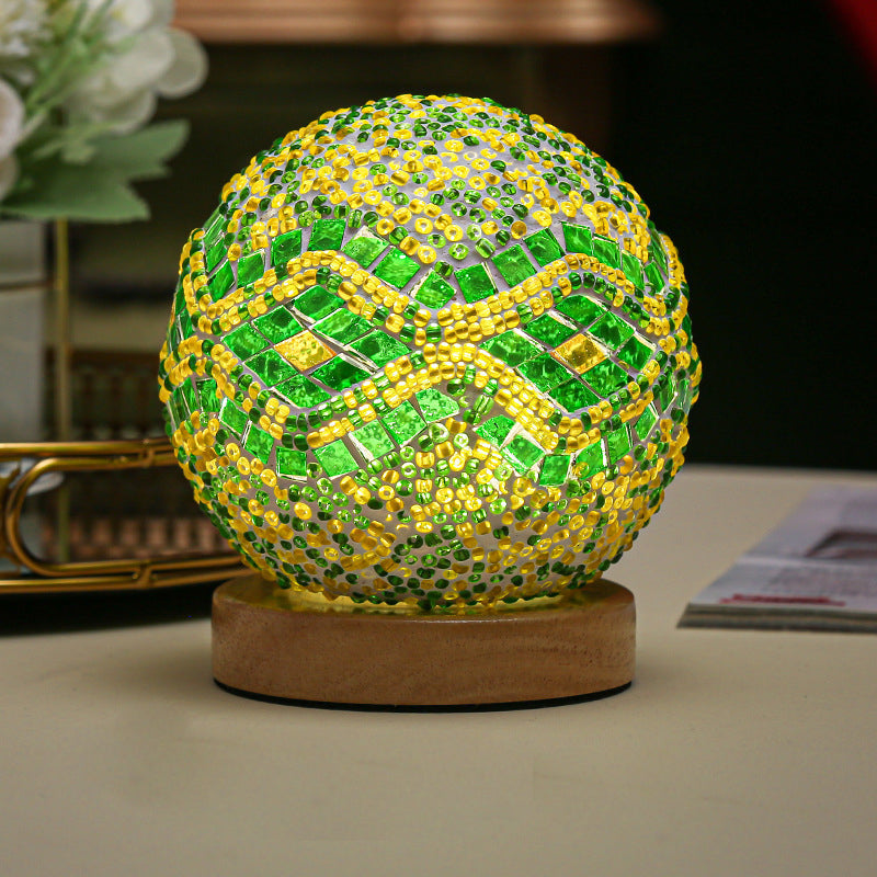 GloedNest - Elegant Dimmable LED Glass Table Lamp