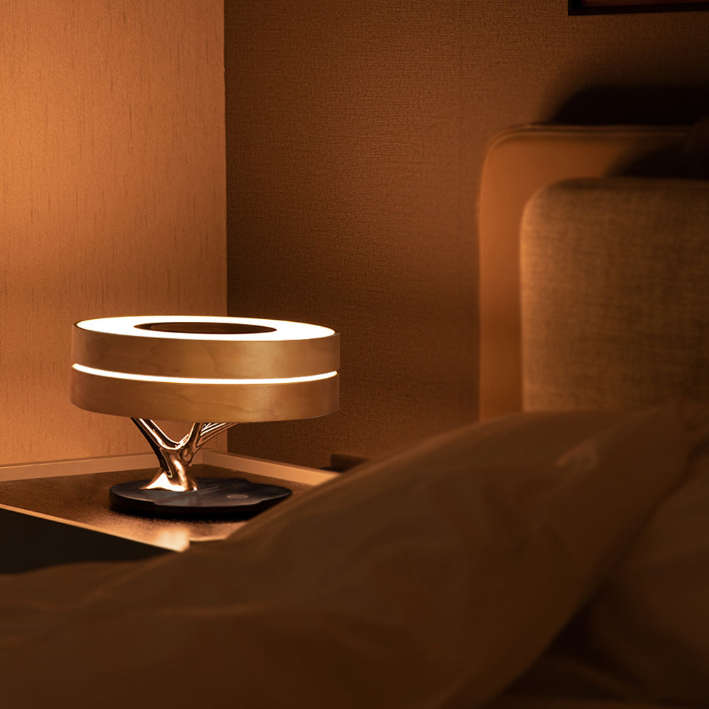SmartBeam – Desk Lamp with Speaker and Wireless Charging Feature