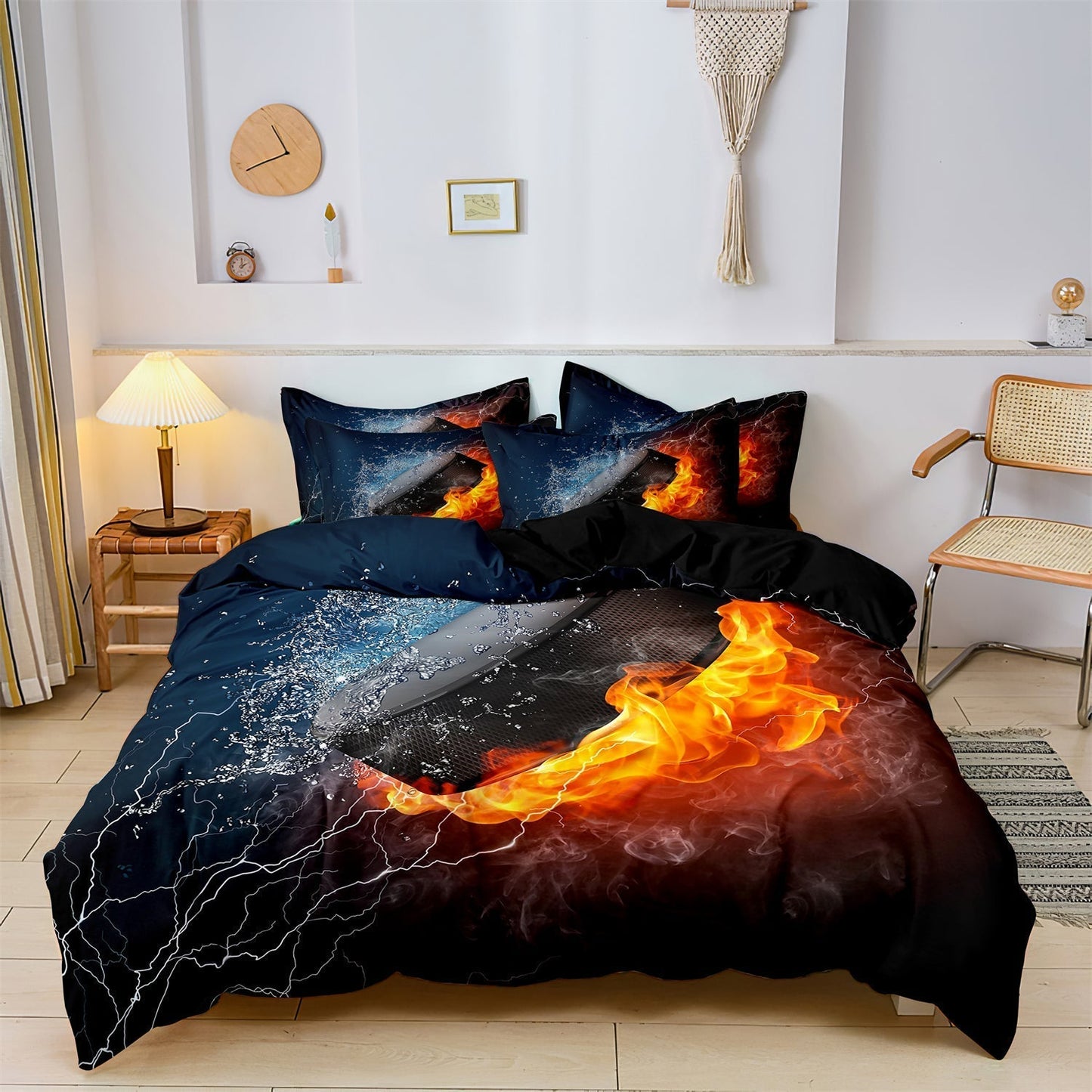 IceBlaze - Hockey-Inspired Bed Set