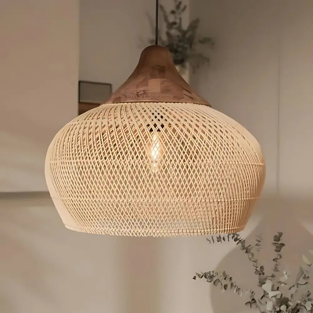 Sunwoven - Artisan Rattan Lamp