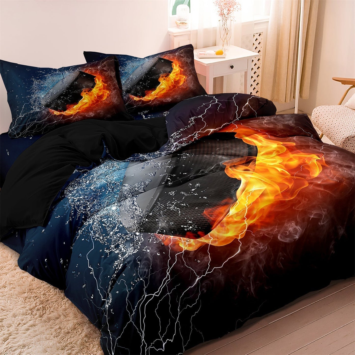 IceBlaze - Hockey-Inspired Bed Set
