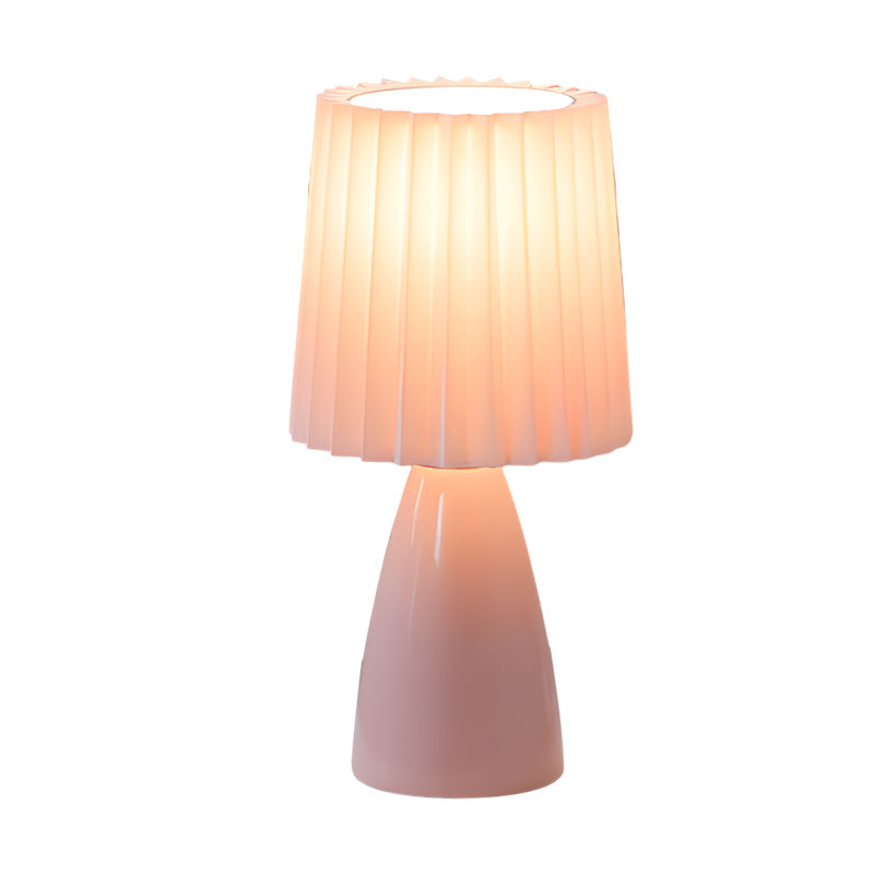 LumiPleat - Glass Base Dimmable Desk Lamp