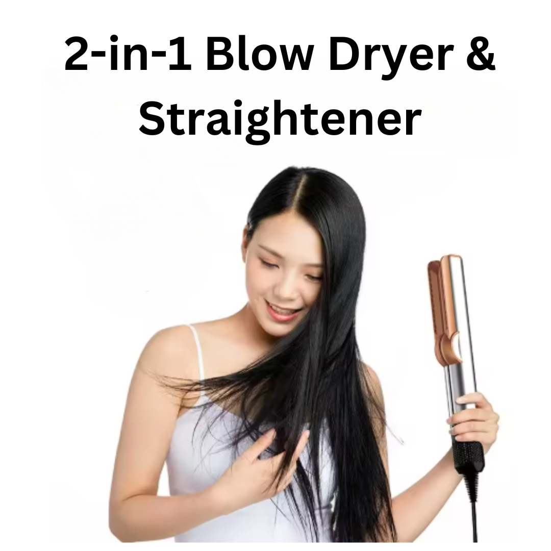 StraightAir Styler - 2-i-1 Hårtørrer & Glattejern til Uanstrengt Hår