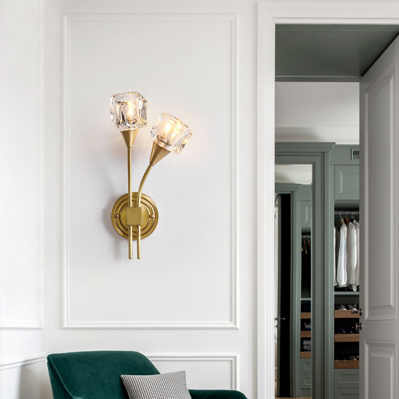 PetalLuxe – Modern Dual-Flower Wall Light