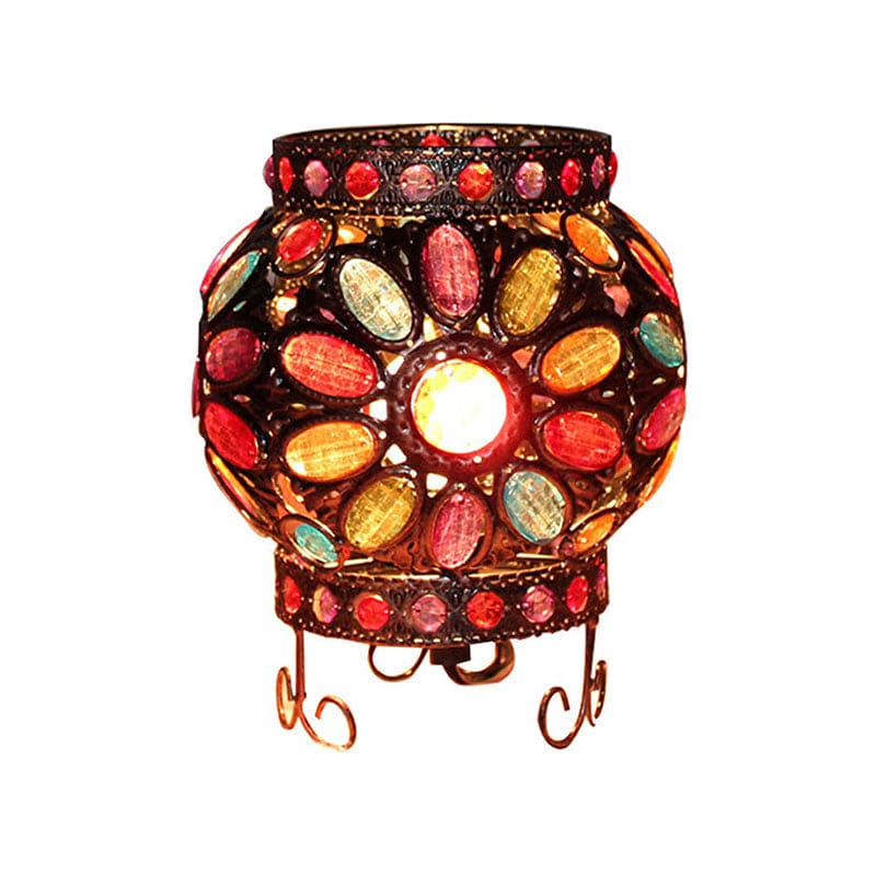 LuxeLume - Stylish Acrylic Bead Nightstand