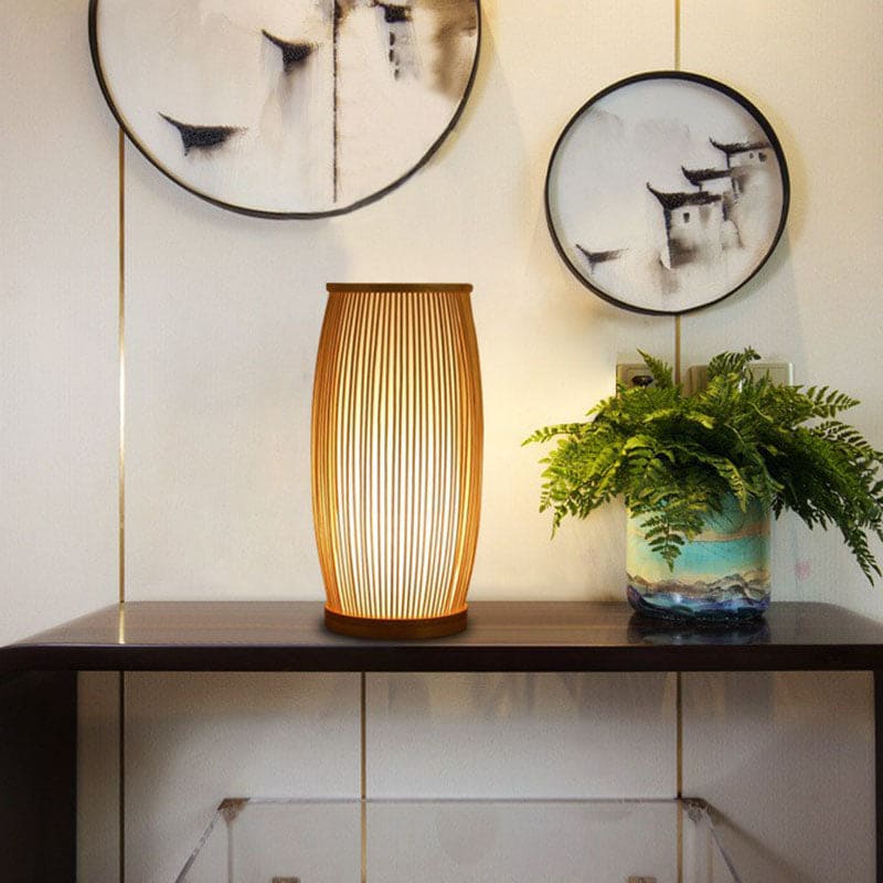 EcoLuxe - Bamboo Table Lamp with Warm Light