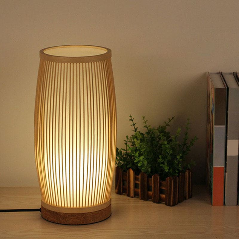 EcoLuxe - Bamboo Table Lamp with Warm Light