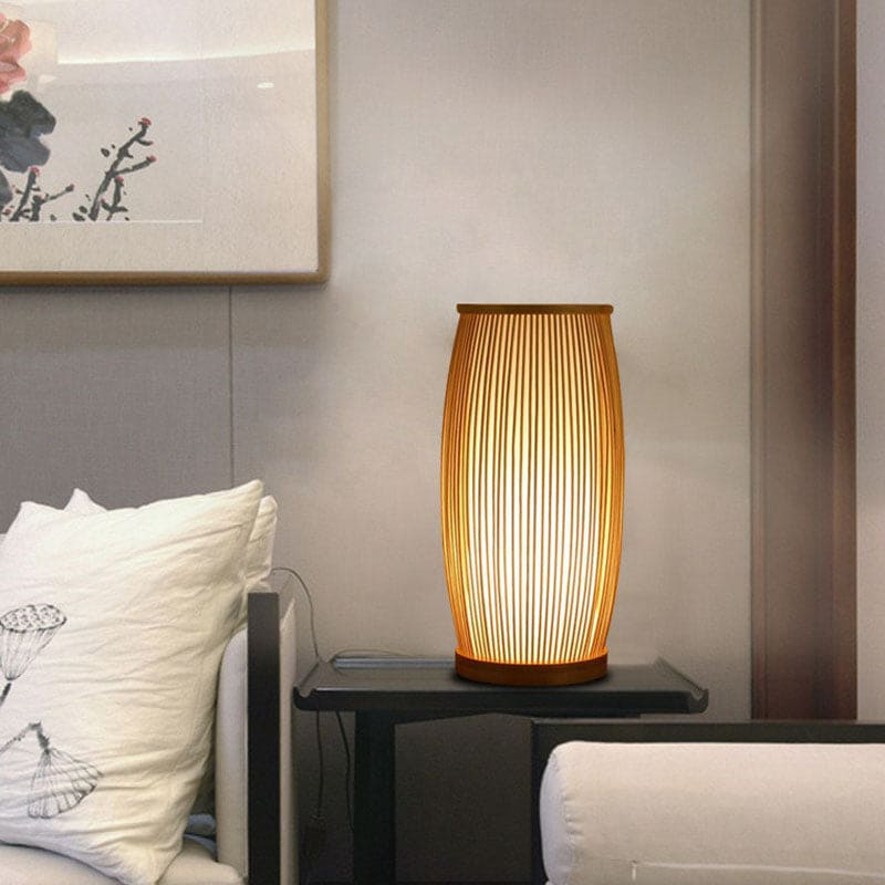 EcoLuxe - Bamboo Table Lamp with Warm Light