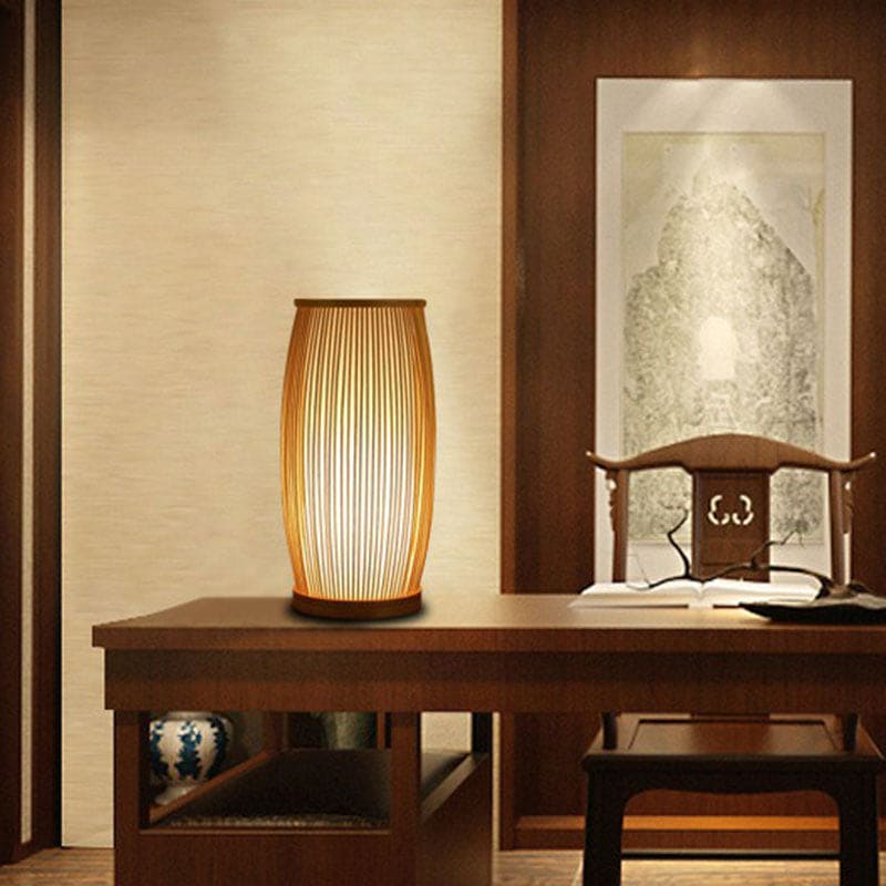 EcoLuxe - Bamboo Table Lamp with Warm Light