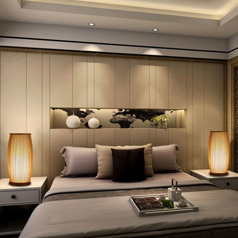 EcoLuxe - Bamboo Table Lamp with Warm Light