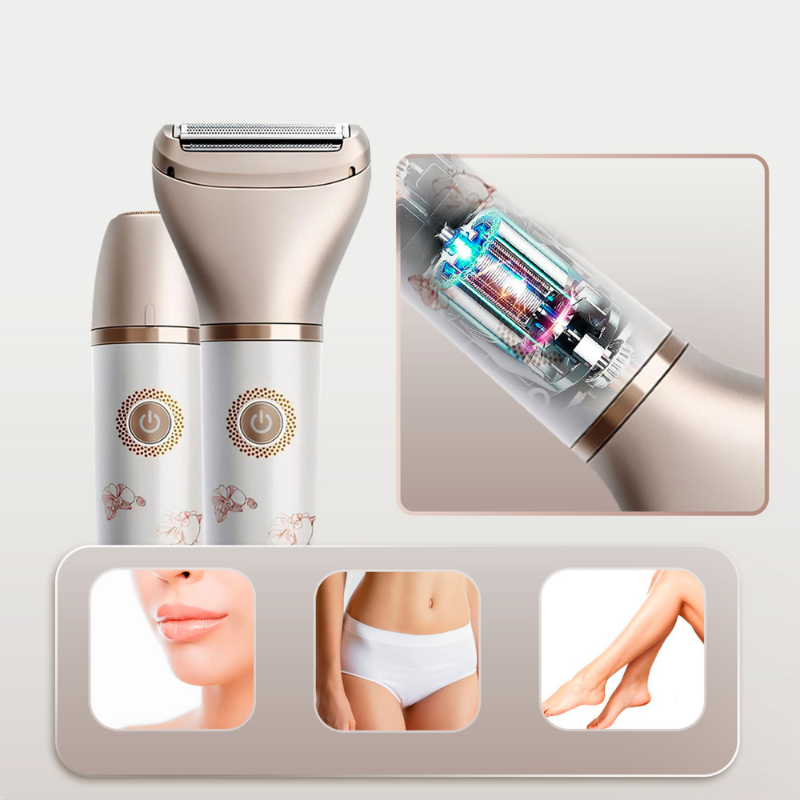 SmoothGlow - 2-w-1 Golenie dla Kobiet