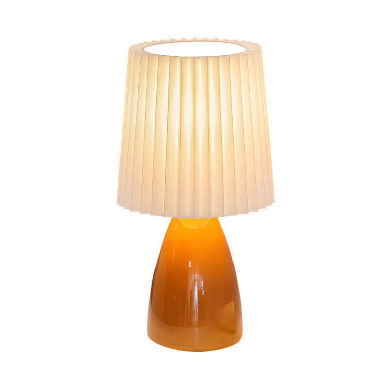 LumiPleat - Glass Base Dimmable Desk Lamp