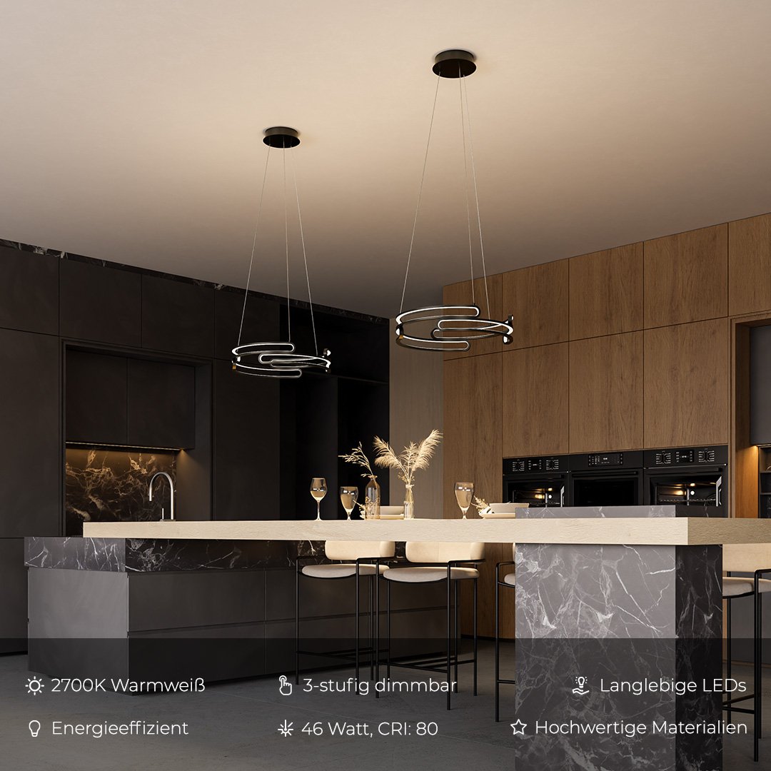 MetalAura - Sophisticated Hanging Lamp