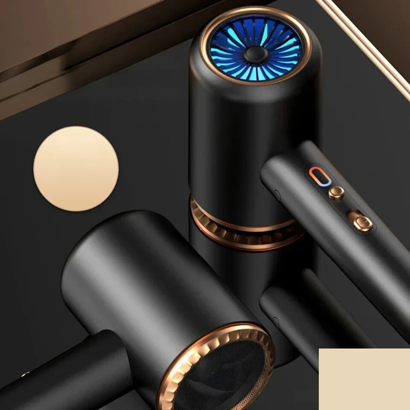 SalonPro - Suszarka do włosów i szczotka o podwójnej temperaturze i dużej mocy