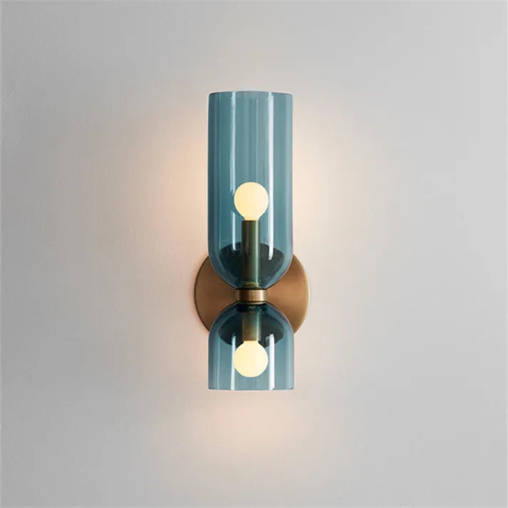 GlassAura – Dual-Layer Wall Lamp