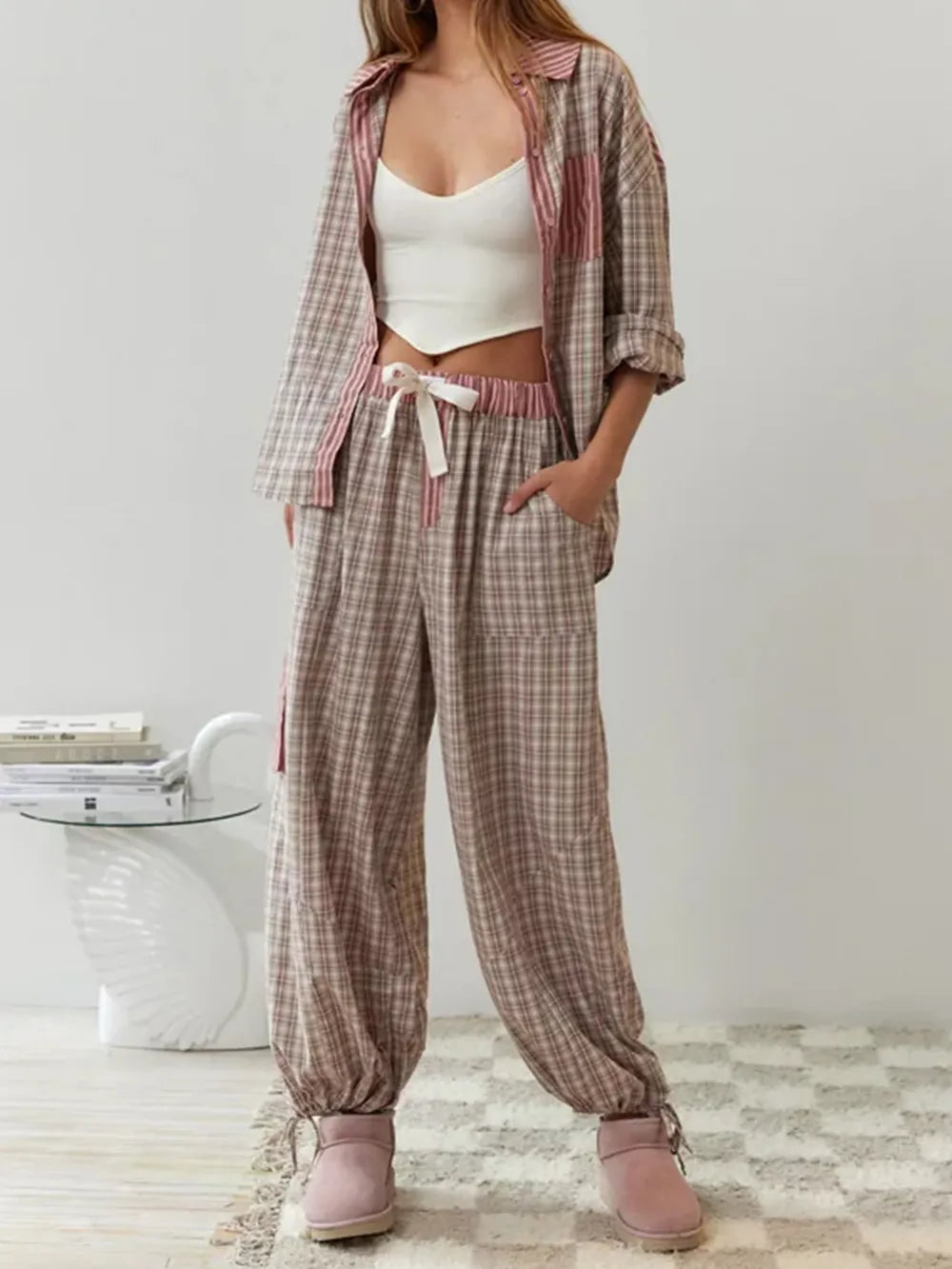 SnugCotton | Soft & Stretchy Two-Piece Pajama Set