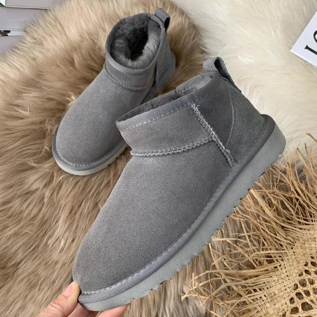 SnugWalk | Insulated Suede Ankle Boots for Cold Weather
