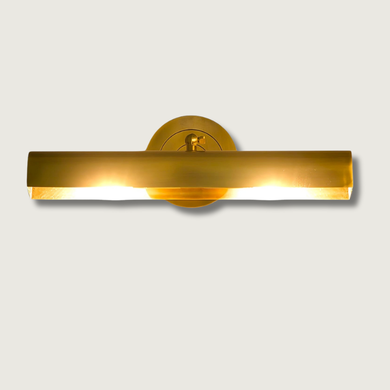 TimelessLume – Lámpara de Pared de Oro Lujo para Interiores Clásicos