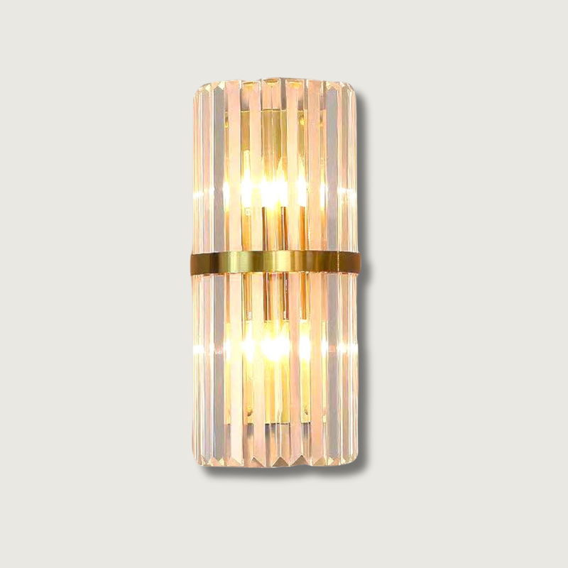 GoldenGleam – Elegante Applique da Parete in Oro con Luce Calda