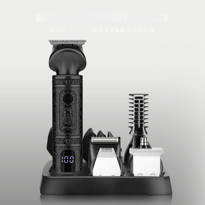 BeardMaster - 6-w-1 Trymer z Uchwyt do Przechowywania