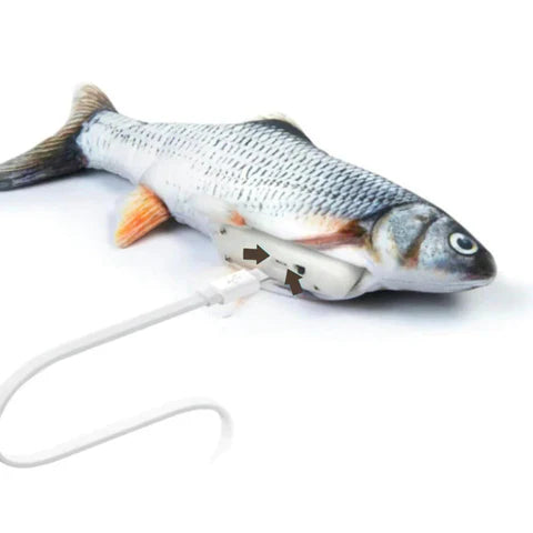 Interactive Dog Toy - Realistic Moving Fish with Motion Sensor, Rechargeable Battery, Safe for All Dogs-5