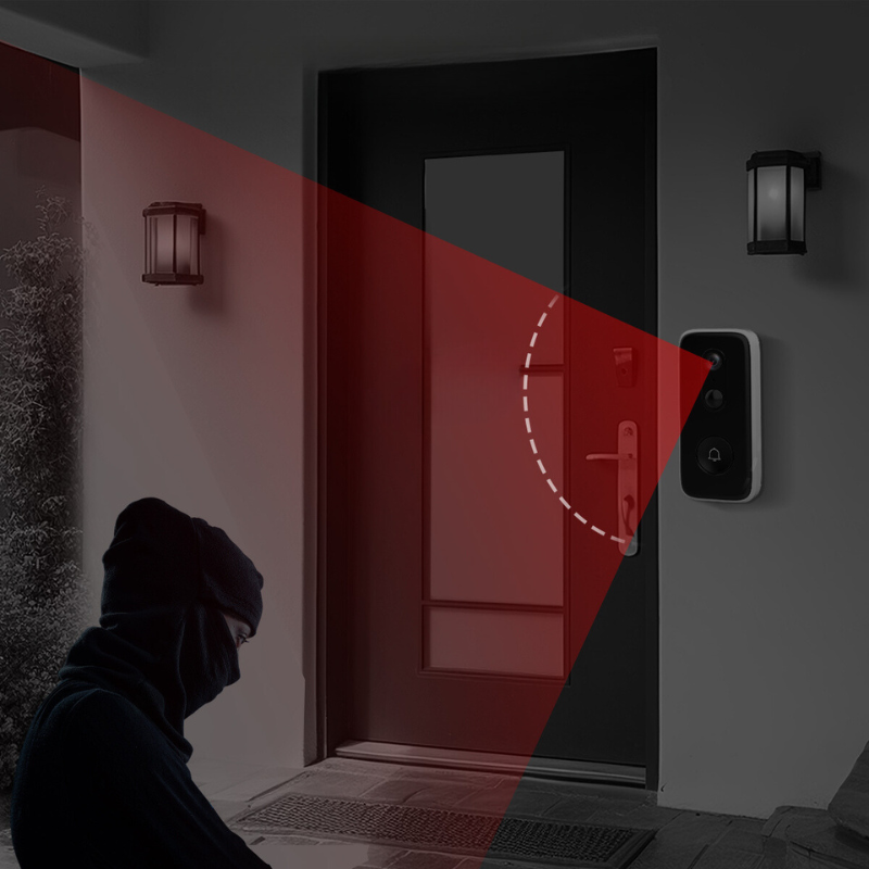 DoorVision – Bezprzewodowy inteligentny dzwonek do drzwi o rozdzielczości 3MP