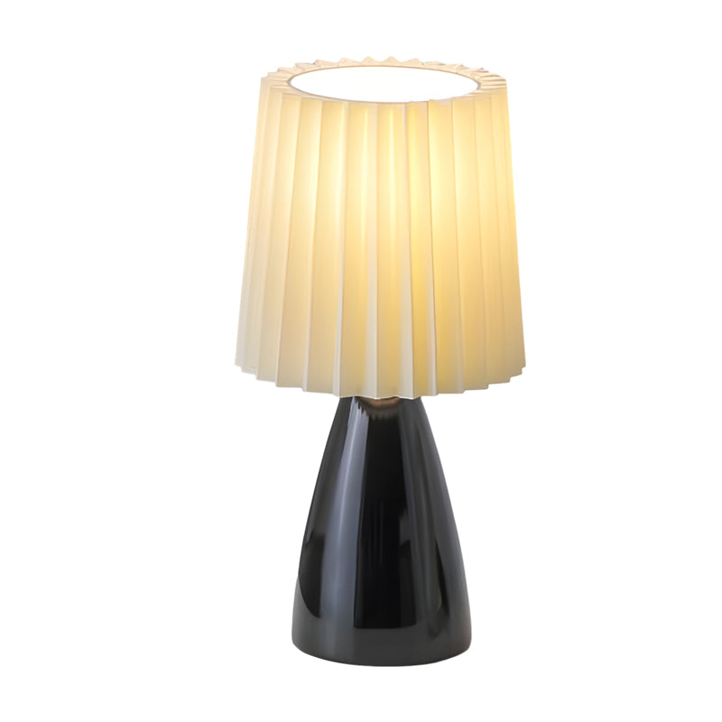 LumiPleat - Glass Base Dimmable Desk Lamp
