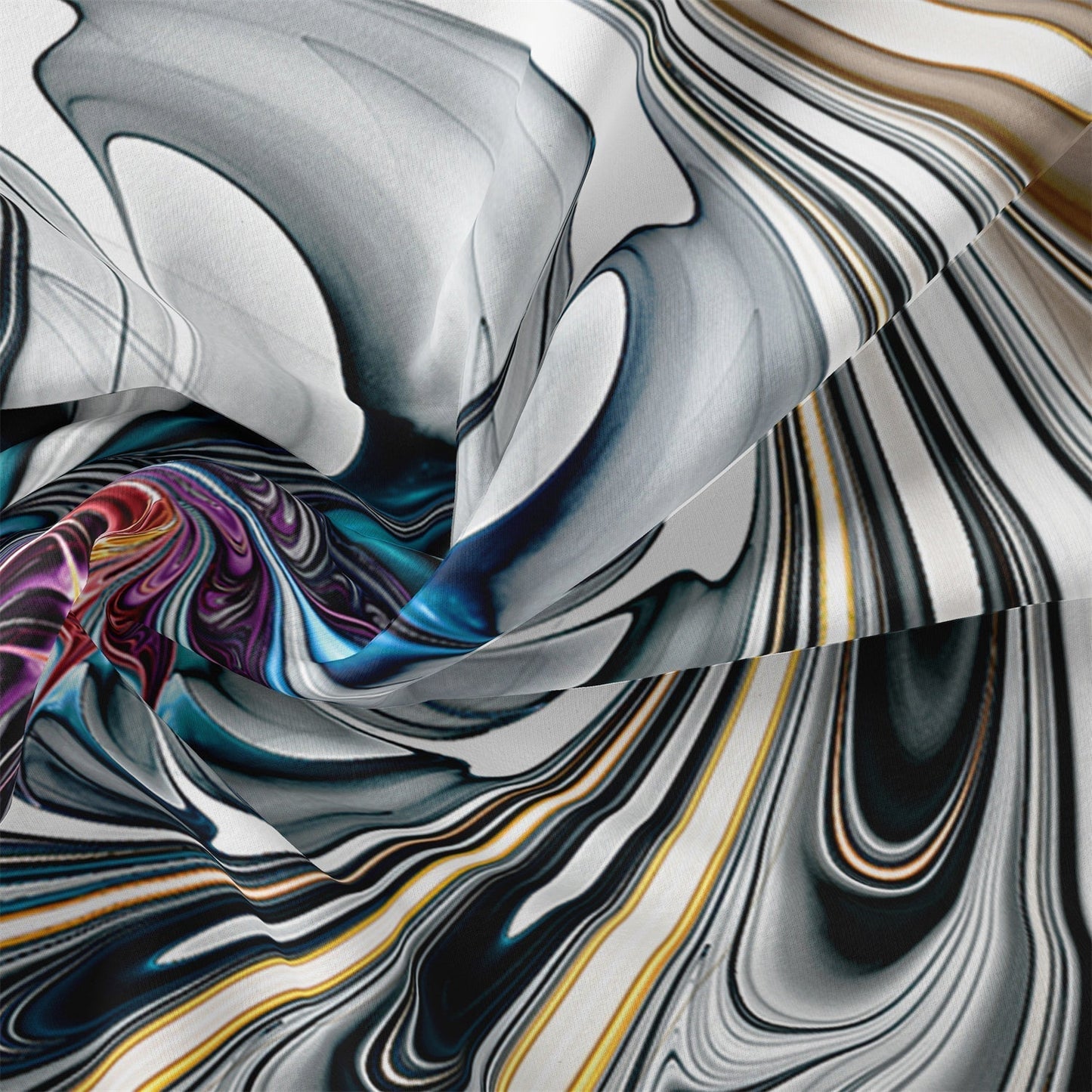 ColorWhirl - Lively Artistic Bed Set