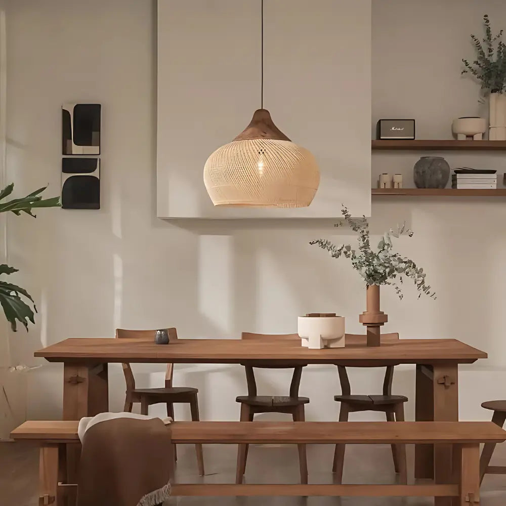 Sunwoven - Artisan Rattan Lamp