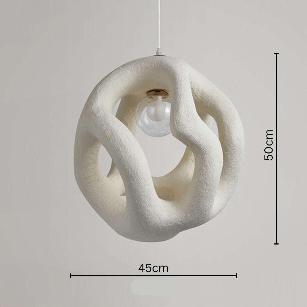 SereneShade – Lampada a sospensione artistica Wabi Sabi