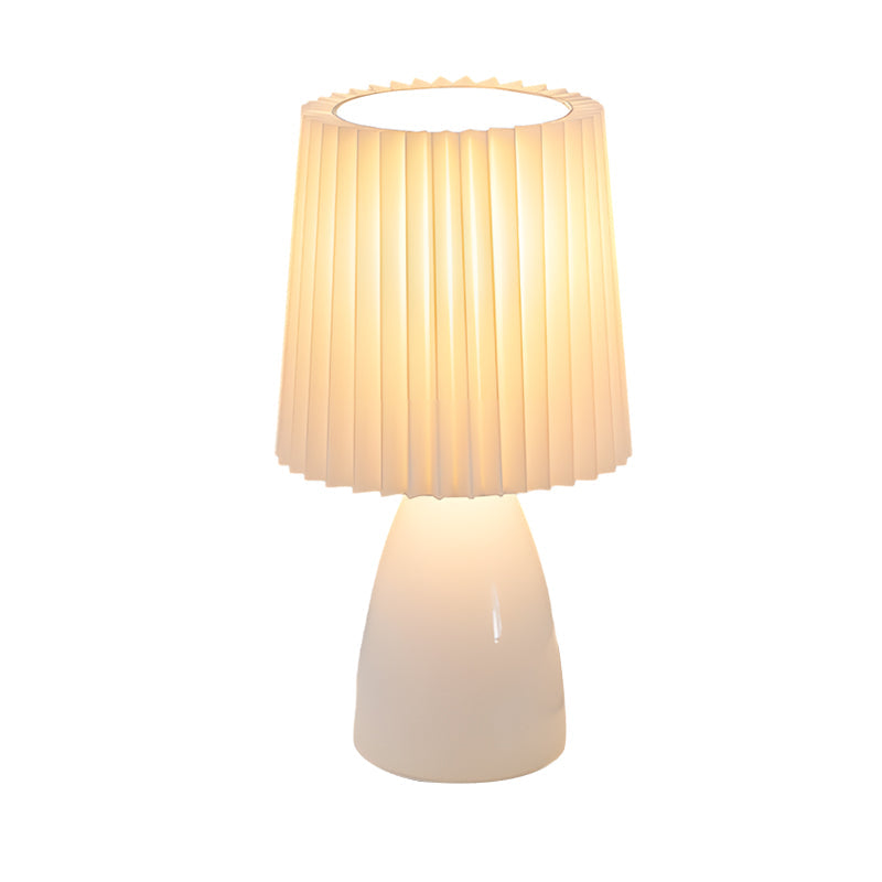 LumiPleat - Glass Base Dimmable Desk Lamp