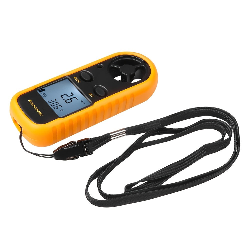 Digital Wind Speed Meter with Clear LCD Display – Portable Wind Speedometer for Outdoor Activities-3