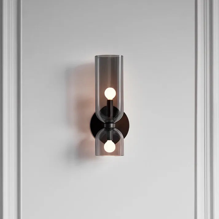 GlassAura – Dual-Layer Wall Lamp