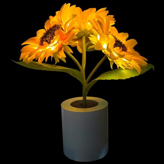 BloomBright - Sunflower Inspired Table Lamp