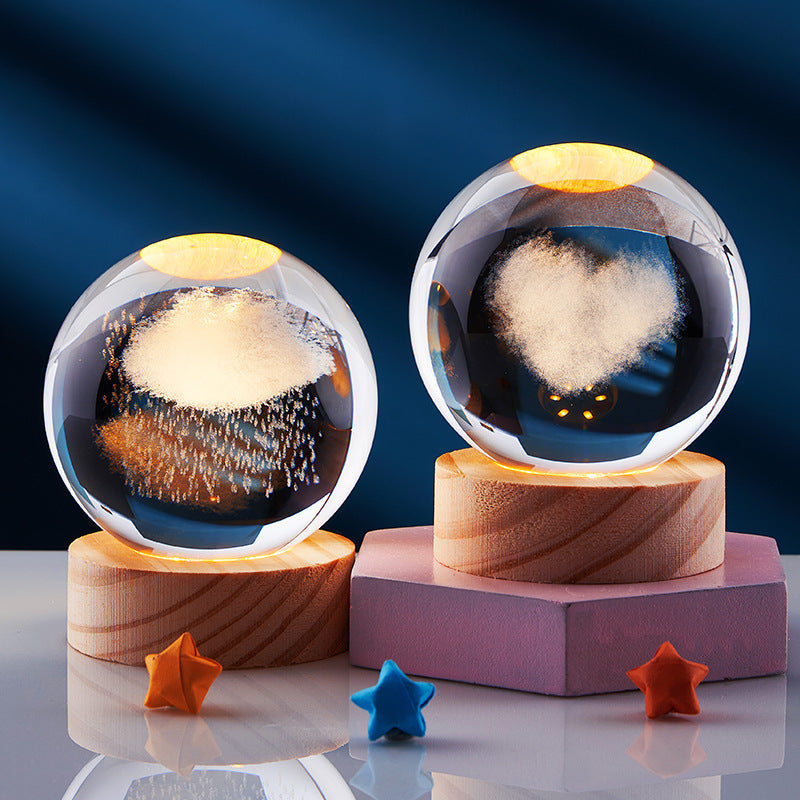 DreamBeam – 3D Crystal LED Night Light