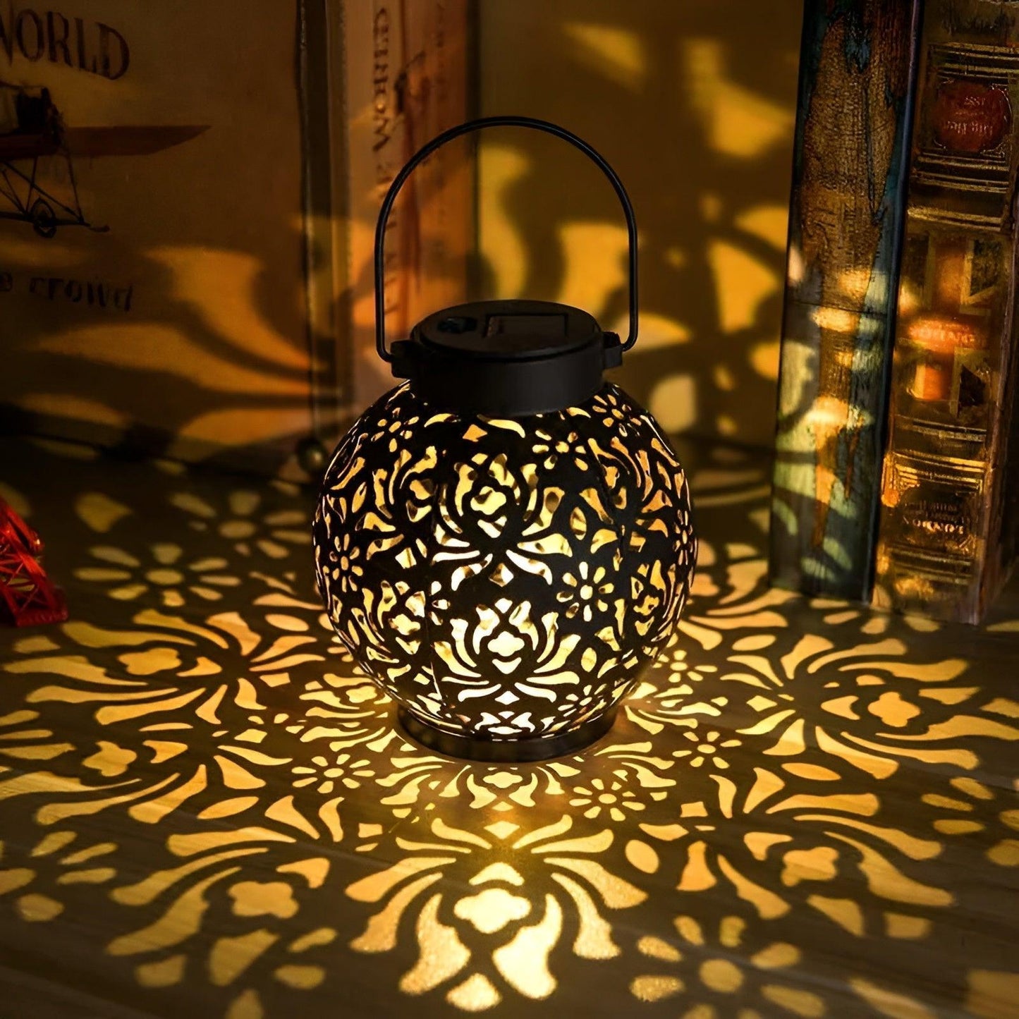 AquaGlow – Waterproof Solar LED Garden Hanging Light